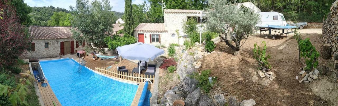 L'Establoun Apartment Saint-Martin-de-Brômes Екстериор снимка